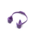 Purple plastic thumbs up mobile phone holder desktop lazy bracket stand for desk and office use. - Purple