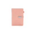 Pink A5 PU Leather Business Notebook Journal with Magnetic Clasp and Pen Loop Stationery - A5 / Pink