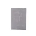 A5 grey business loose-leaf notebook with magnetic buckle closure, professional stationery. - Gray