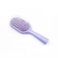 Portable purple air cushion hair massage comb for daily smooth hair styling and scalp care - Purple