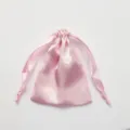 Roze sater trekkoord zakje voor sieraden geschenk verpakking huwelijk snoep opbergtas. - Nr. 4 Roze