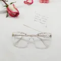 Transparent cat eye glasses frame stylish fashion optical eyewear for daily specs - Clear