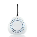 Asciugamano sportivo ad asciugatura rapida in custodia di silicone con moschettone. - Piccolo 40x40cm / Bianco