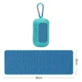 Asciugamano sportivo rinfrescante con custodia in silicone e moschettone, fitness 80x30cm. - 30x80cm / Verde