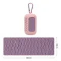 Asciugamano rinfrescante sportivo in silicone portatile fitness yoga assorbente sudore - Rosa