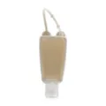 Tragbare 30ml Silikon Reiseflasche mit Trageband fur Handdesinfektionsmittel nachfullbar. - 30 ml Gelb