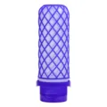 Purple silicone travel bottle with mesh design for shampoo and lotion, portable cosmetic container. - Strap Style / 90ml / Blue