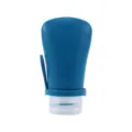Flacone da viaggio in silicone blu 60ml con cinturino dispenser per cosmetici - 60ML / Blu scuro