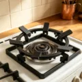 Cast iron gas stove burner rack non slip wok support ring kitchen cookware accessory detail - Stove Rack / Black