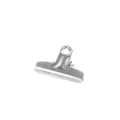 Stainless steel bulldog clip, durable metal binder clip for office, school, and sketching use. - S