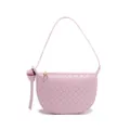 Borsa a tracolla intrecciata rosa elegante borsa hobo in ecopelle per donna moda chic - B1944# Rosa loto