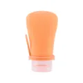 Contenitore per lozione da viaggio in silicone 60ml bottiglia morbida portatile - 60ML / Arancione
