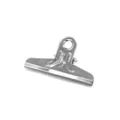 Stainless steel metal binder clip with hanging hole, strong document clamp for office. - M