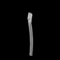 Professional safety eyebrow razor with transparent cover, precise personal grooming tool. - Short Handle / Clear