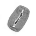 Sac de lavage pour chaussures en filet gris machine à laver protecteur résistant avec fermeture - Gris