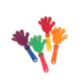 Colorful plastic hand clappers cheering noisemaker party props for concerts and sports events - Type 19 No Sticker
