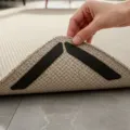 Triangle carpet anti-slip stickers for home rugs, floor mats, and sofa cushion fixing pads. - Triangle / Black