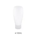 Flacone da viaggio bianco da 100ml per lozione, contenitore cosmetico portatile. - 100ml / Bianco