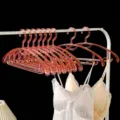 Transparent pink seamless wide shoulder clothes hangers heavy duty plastic pants rack - Wide Shoulder Style (1 Pc) / Transparent Pink