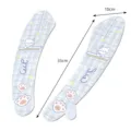 Blue plaid toilet seat sticker with cute cat pattern, waterproof and washable cushion pad. - Cat Style / S