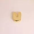Glossy Gold 3D Puffy Letter U Pendant Charm for DIY Necklace Bracelet Jewelry Making - Letter U / Gold