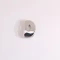 Silver 3D Bubble Letter D DIY Charm for Necklace Bracelet Jewelry Making Supplies. - Letter D / Silver