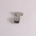 Silver 3D Puffy Letter J Charm Pendant for DIY Necklace Bracelet Jewelry Making Supplies - Letter J / Silver