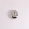 Silver 3D number 0 pendant charm for DIY necklace bracelet jewelry making and crafting - Letter O / Silver