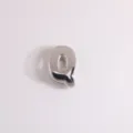 Silver 3D bubble letter Q charm pendant for DIY jewelry making, necklace and bracelet accessory. - Letter Q / Silver
