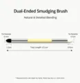 Double-headed blending pen for sketching and oil pastels, precision sponge tip art tool. - S / Light Yellow