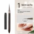 Pincel de nail art fino de sándalo para pintura detallada y relleno preciso de uñas. - 01# Pincel de pintura