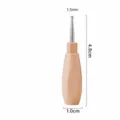 Professioneller Nailart Dotting Pen mit Metallspitze und ergonomischem Griff für Maniküre. - Oranger Griff