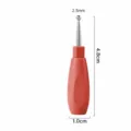 Nageldesign Dotting Tool roter Griff Präzision Metallspitze für Maniküre und Nagelkunst. - Roter Stiel