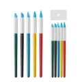 Set di 5 strumenti di scultura in argilla siliconica con manici colorati per ceramica e intaglio. - Set da 5 / Colorato