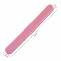 Professional pink rectangular nail file sponge buffer for manicure and nail shaping care. - Double-End Round Pink Nail File