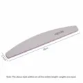 Half-moon nail file 100/180 double-sided emery board professional manicure buffing tool - Half Moon Nail Files