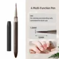 Pennello professionale per nail art in legno di sandalo per decorazioni, linee e gel. - 04# Pennello Multifunzione