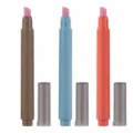 3pcs Nail Quartz Grinding Pen Cuticle Pusher Manicure Tool Set Colorful Variant Style - 3-Piece Set