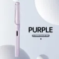 Stylo gel violet pointe fine 0.5mm ecriture fluide stylo signature pour ecole et bureau. - Corps violet [mine noire]