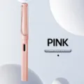 Stylo gel rose 0.5mm pointe fine écriture lisse pour bureau et papeterie scolaire. - Coque rose avec mine noire
