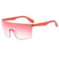 One-piece large frame sports sunglasses, cycling UV protection outdoor windproof visor glasses - C3 Gradient Pink