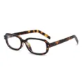 Klassische schildpatt quadratische Brille Mode Trend optische Brille für den Alltag Street Style - C9 Schildpatt Rahmen Klare Gläser