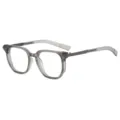 Modische quadratische Klarsichtbrille für den Alltag, stilvoller grauer Rahmen, leicht. - Transparent Grauer Rahmen Klare Linse (C14)