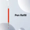 Recharge de stylo gel rouge écriture lisse pointe 0.5mm fournitures de bureau et d'école - Recharges de stylo rouges de rechange (lot de 3)