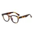Klassische Schildpatt Optische Brille Retro Gestell Klare Gläser Mode Brille für den Alltag - C9 Schildpatt Rahmen Klare Gläser