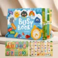 Montessori Quiet Book Toddler Busy Book Early Learning Educational Toy Interactive Sticker Book - Early Childhood Education