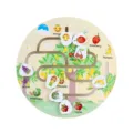 Kids wooden fruit maze puzzle toy early education sliding game board round design - Round Fruits