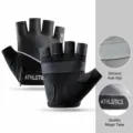 Black half-finger sports fitness gloves, breathable anti-slip outdoor cycling workout gear. - S / Couples' Half-Finger Gloves - Black