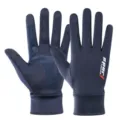 Men's ice silk touch screen sun protection cycling and driving anti-slip sports gloves - Full Finger / Navy Blue