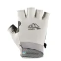 Men's Ice Silk Half Finger Sun Protection Cycling Gloves Outdoor Driving Breathable Thin Sports Gloves - M / Iceberg Half Finger - Grey